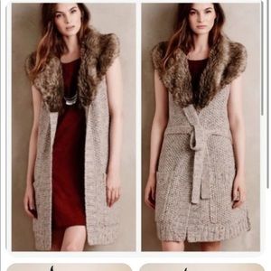 Anthropology Angle of the North collars sweater M